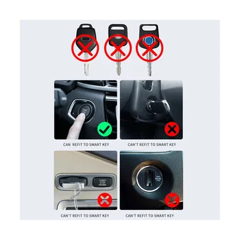 Универсално Дистанционно OBD-въвеждане Без ключ Smart LCD-Ключ за BMW/Audi/Hyundai/VW/Porsche/Toyota, CF920FM Черен