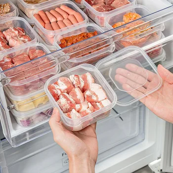 Хладилни антибактериално кутия за съхранение на замразено месо; Специална класификация на храните; Запечатани малка кутия за съхранение на пресни продукти.