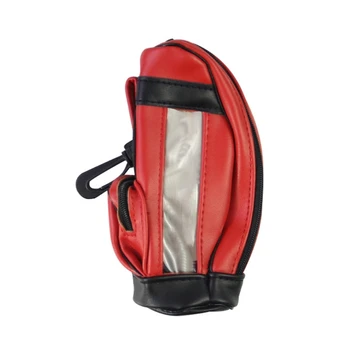 Чанта за носене на топки за голф от изкуствена кожа, чанта за съхранение на голф количка, чанта за мини-голф Изображение 2
