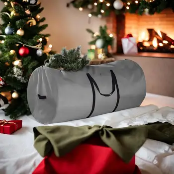 Чанта за съхранение на Коледната елха от ултра силна Оксфорд, водоустойчив, за съхранение на коледните празници, Голяма