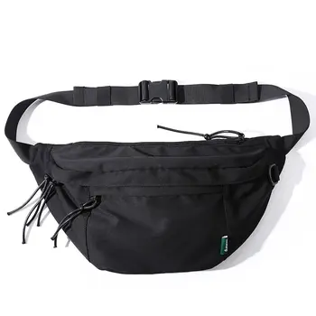 Чанта през рамо, негабаритная поясная чанта, водоустойчив оксфорд нагрудная чанта, велосипедна голяма поясная чанта за фитнес, поясная чанта за мъже и жени