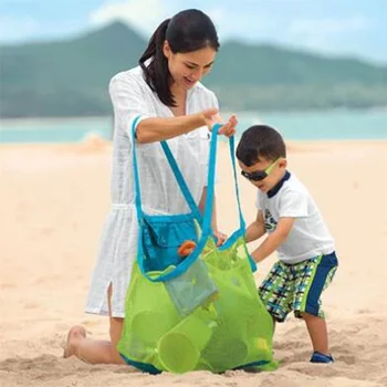 Чантата е Много голяма Мрежа чанта за съхранение на всички всячины на открито Окото плажна чанта Класическа модерна чанта за съхранение на детски играчки за гмуркане