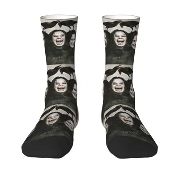 Чорапи-колажи Ozzy Osbourne, Мъжки дамски Топли забавни чорапи Glam Metal Crew, Новост