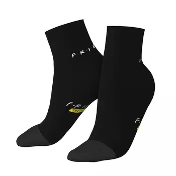 Чорапи с логото на Harajuku Friends, дамски, мъжки чорапи с 3D печат, класически баскетболни спортни чорапи за телевизионно шоу Изображение 2