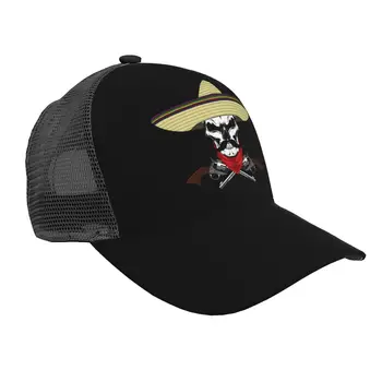 Шапка унисекс, ежедневни окото бейзболна шапка, Мексико мъжка бейзболна шапка с череп, регулируем шапка-шапка за шофьор на камион е в стил хип-хоп