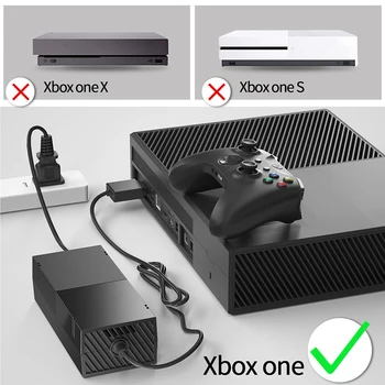 Штепсельная вилица САЩ за Xbox One Източник на захранване Адаптер ac Сменное зарядно устройство с кабел 100-240 На Адаптер за захранване за Xbox one Изображение 2