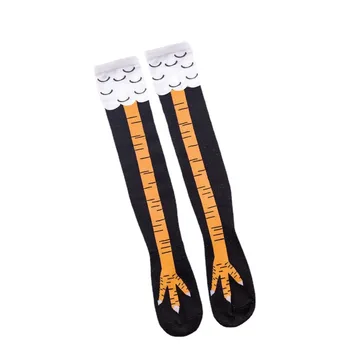 Японската мода Пилешки Чорапи Забавни Личностни Чорапи с Тънки Крака Забавни Сладки Чорапи Дамски Кавайные Чорапи за Жени